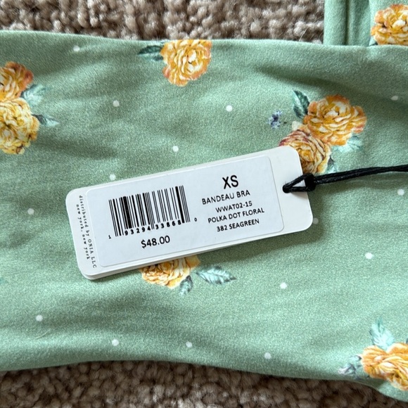 WeWoreWhat Floral Bandeau Sports Bra - Picture 6 of 7